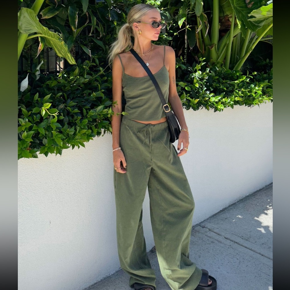 Princess Polly Sage Green 2 piece Set
